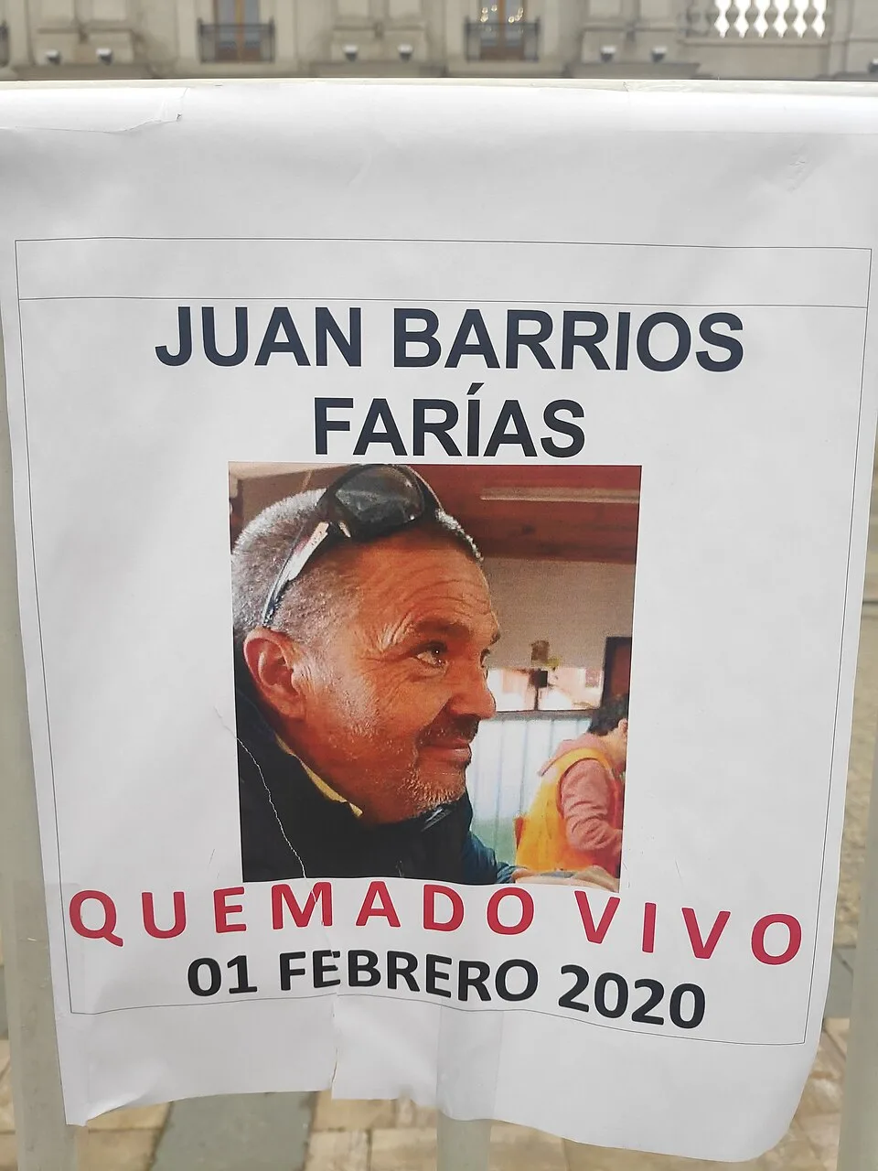 Muerte de Juan Barrios